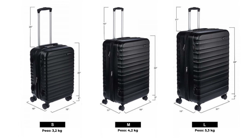 Maletas y equipaje de viaje de tamaño mediano y buena capacidad